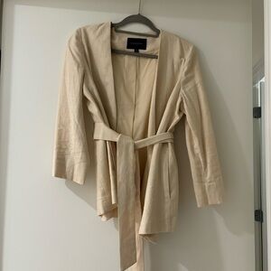 Banana Republic linen tie waist jacket